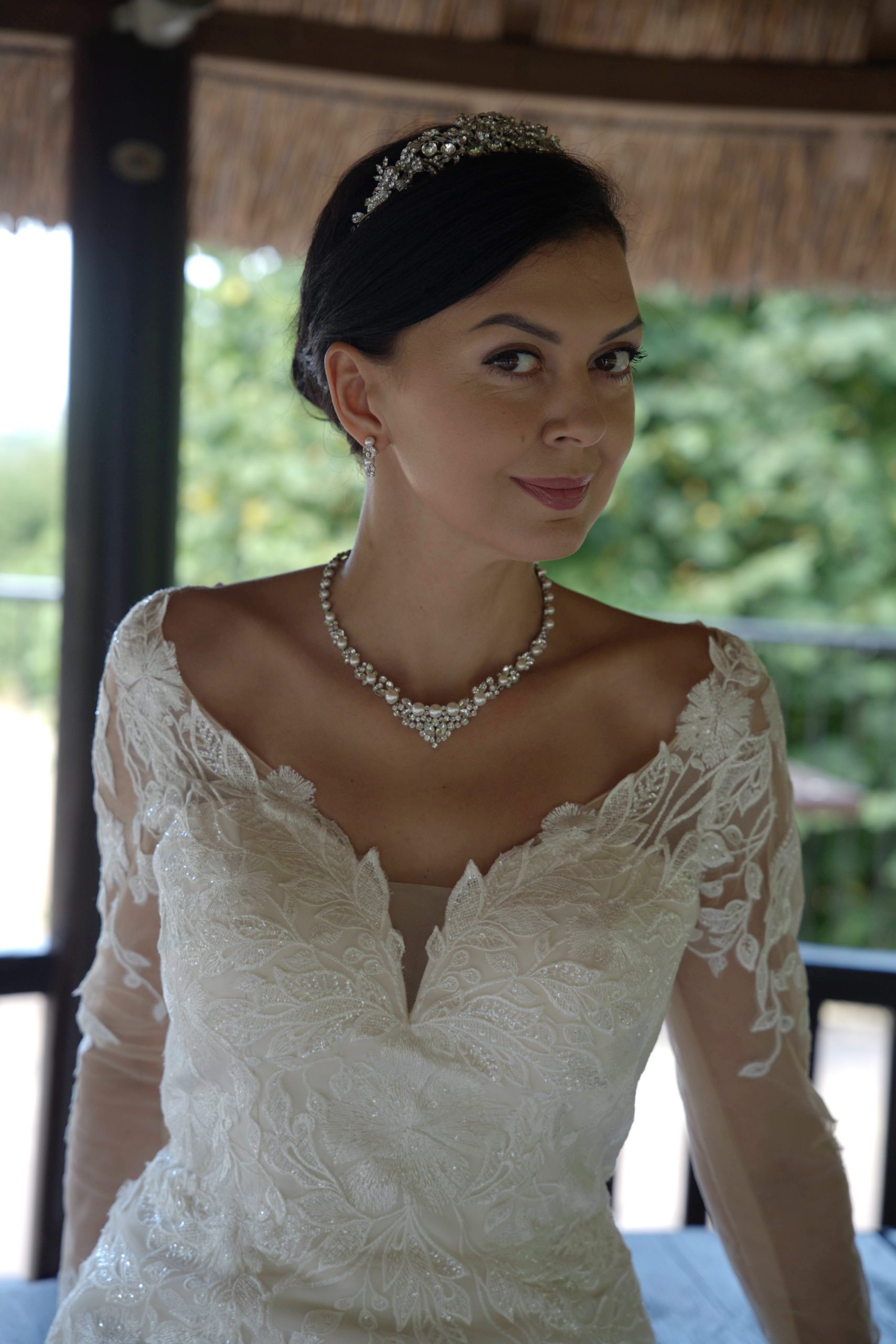 LC2704 – Elegant Nicole Lace Wedding Dress - Image 4