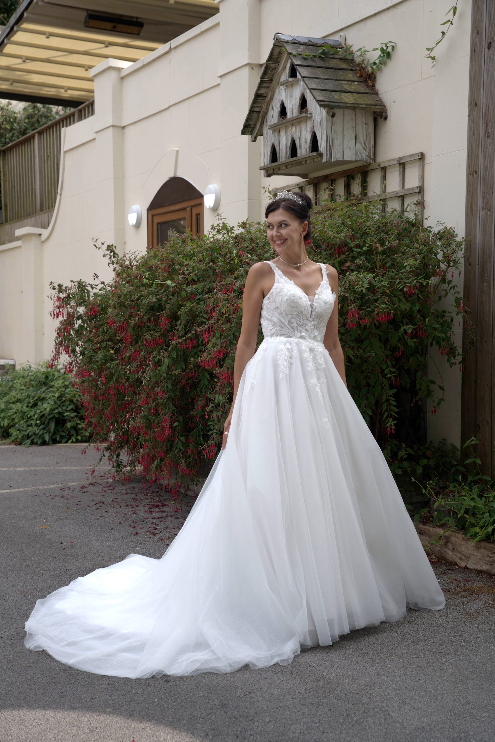 LC2709 – Elegant Abby A-Line Princess Wedding Dress