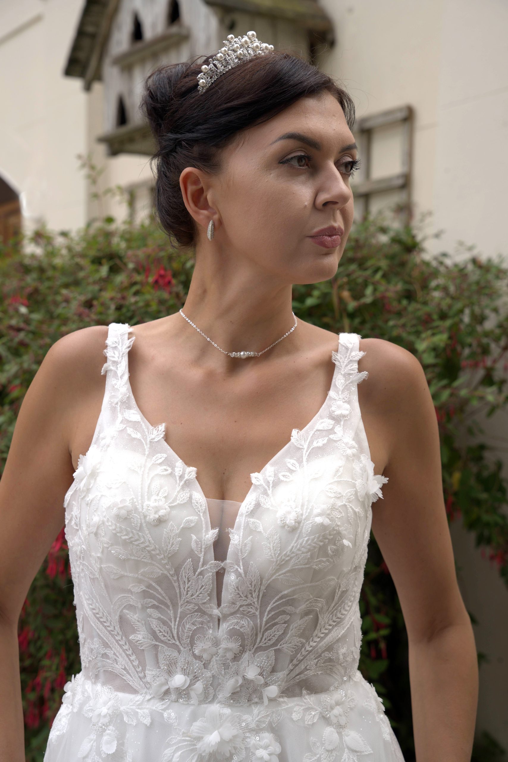 LC2709 – Elegant Abby A-Line Princess Wedding Dress - Image 5