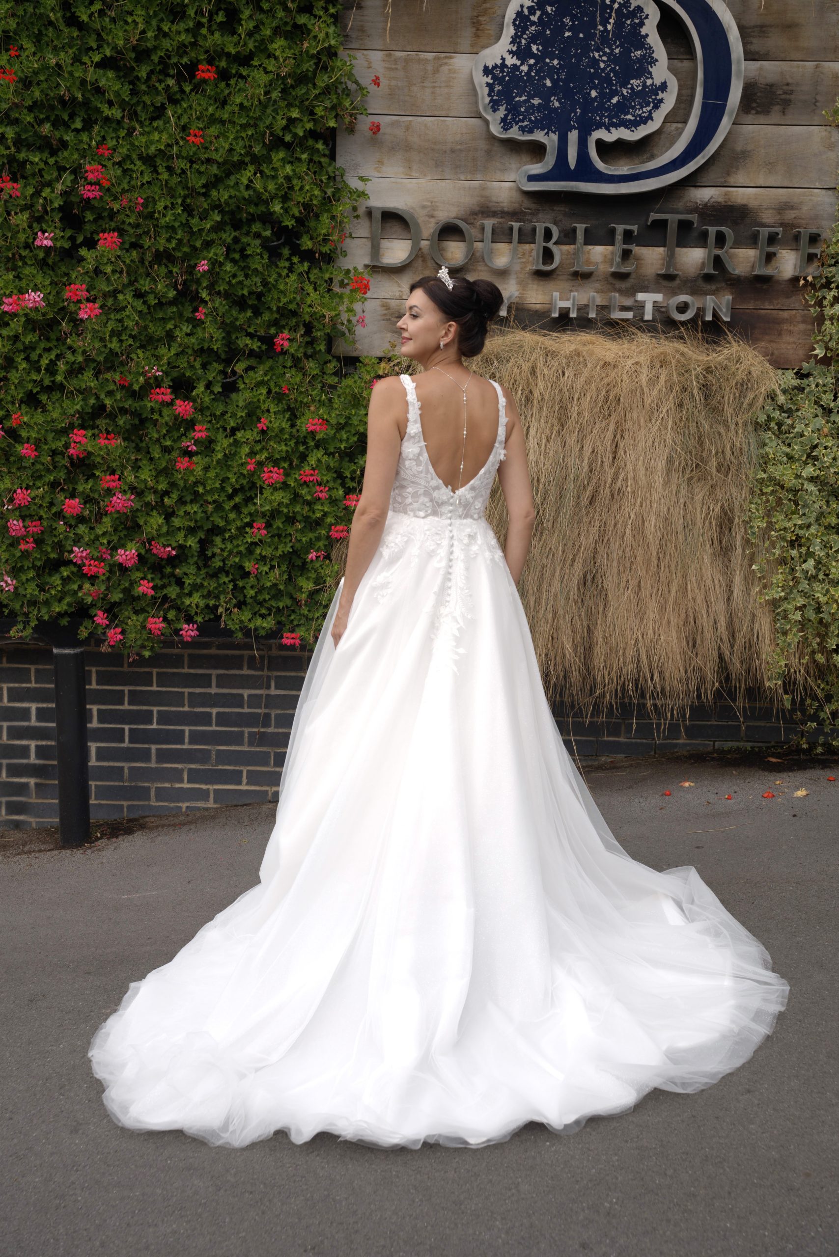 LC2709 – Elegant Abby A-Line Princess Wedding Dress - Image 8