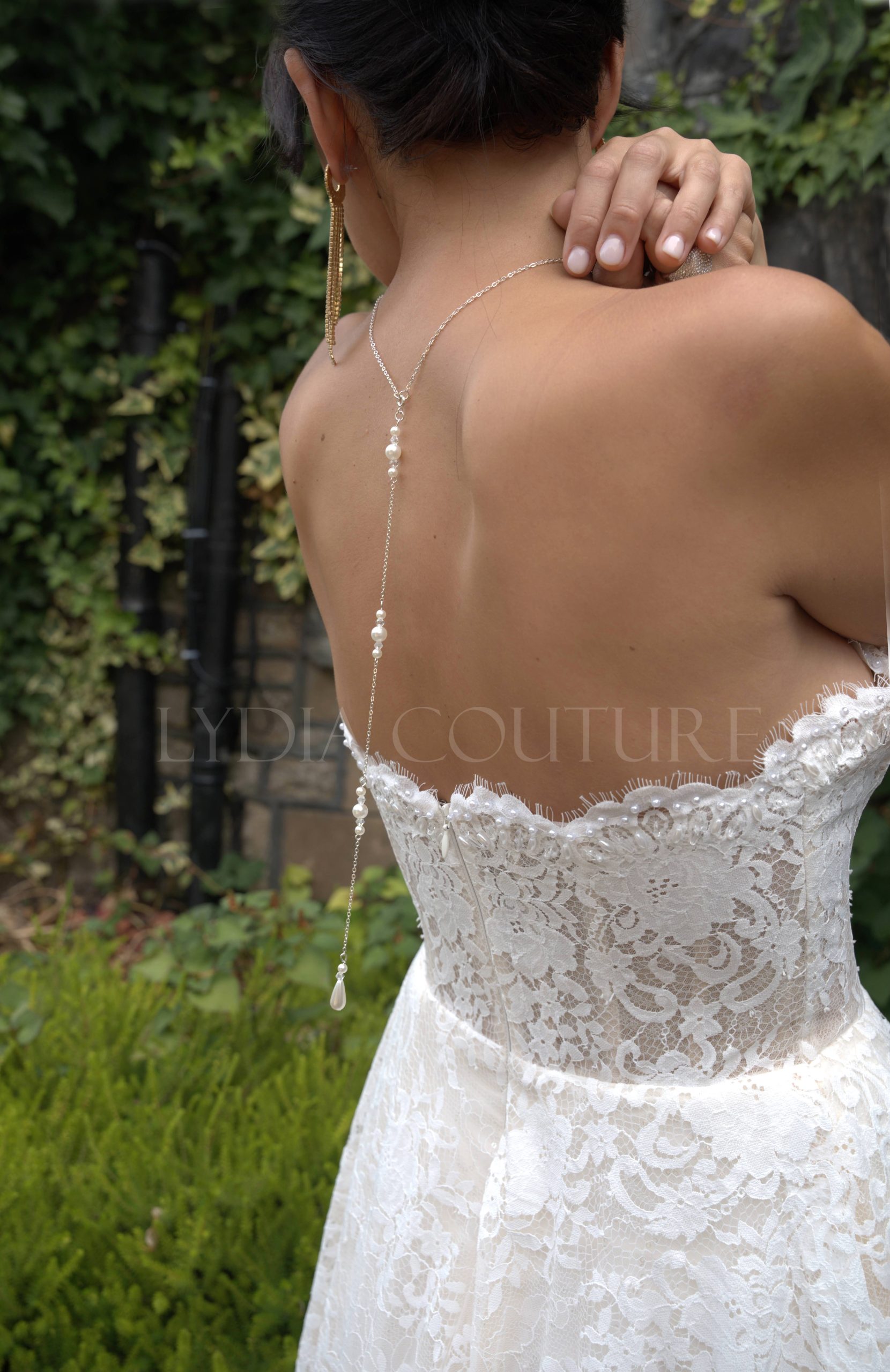 LC2702 – Elegant Ivy Corset Wedding Dress - Image 7