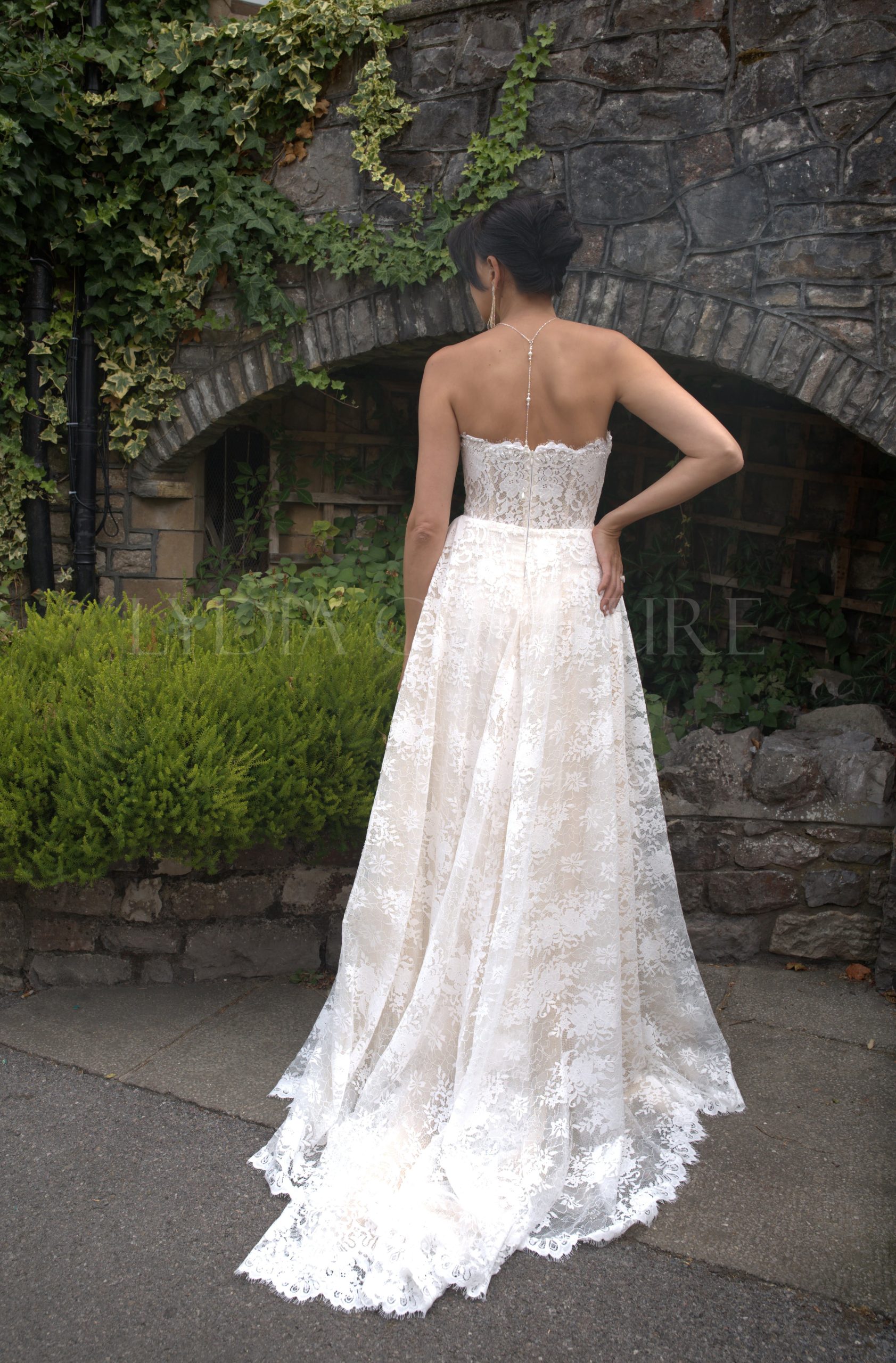 LC2702 – Elegant Ivy Corset Wedding Dress - Image 3